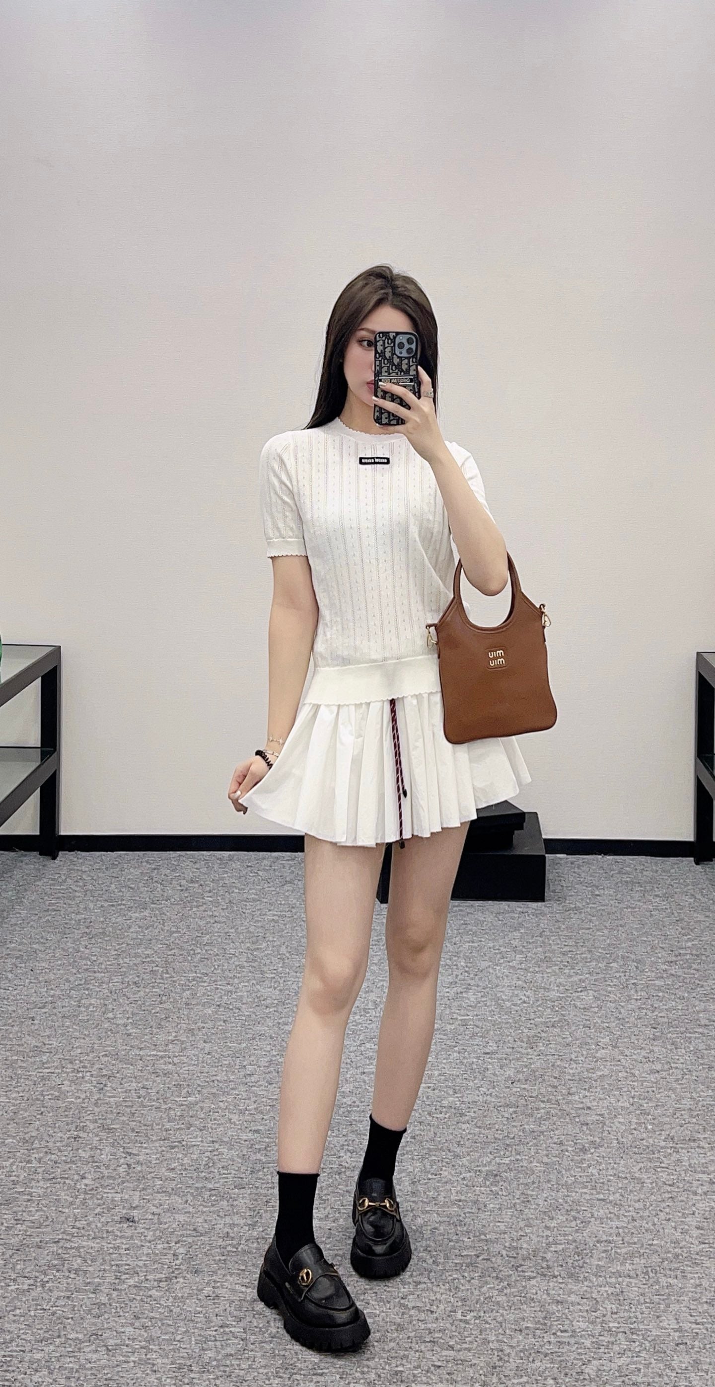 Mi*mi*♥2025 new products Knitted short sleeves
