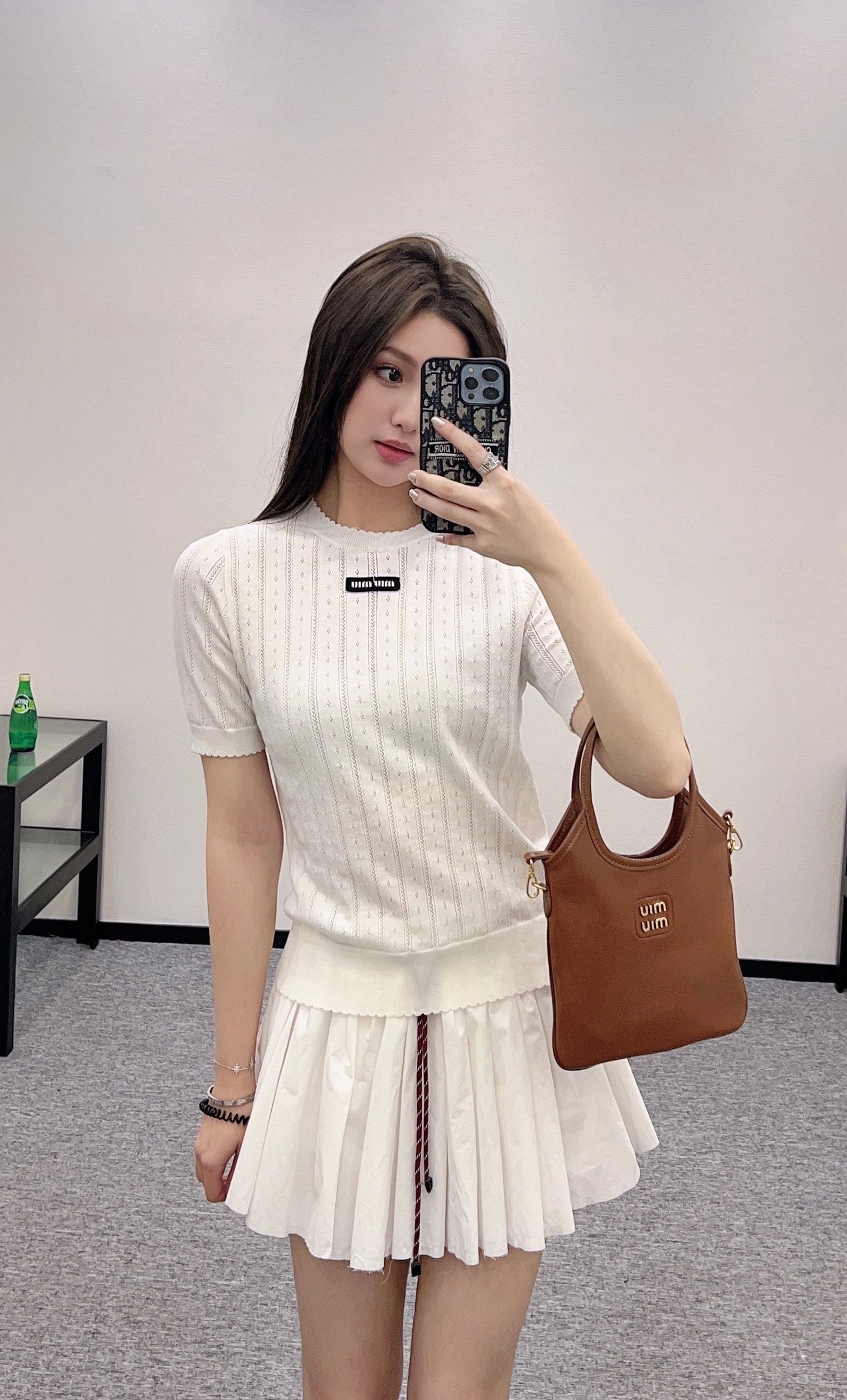 Mi*mi*♥2025 new products Knitted short sleeves