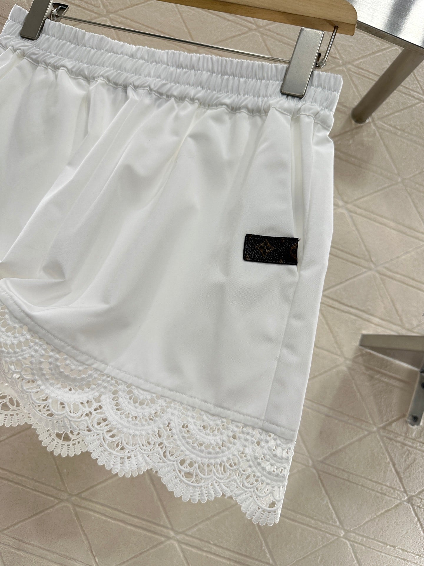 L*♥2025 new product Embroidered shirt and shorts set