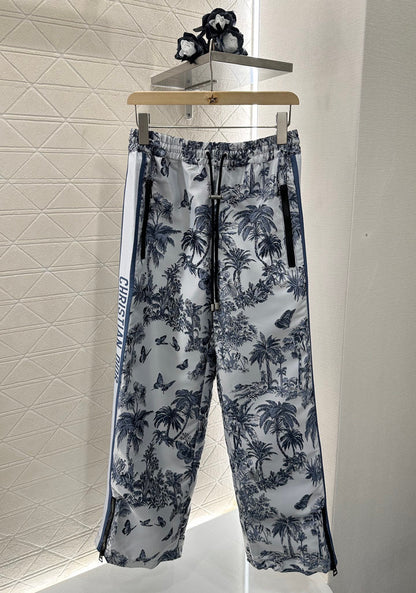 D*♥2025 new product Jacquard long-sleeved wide-leg suit