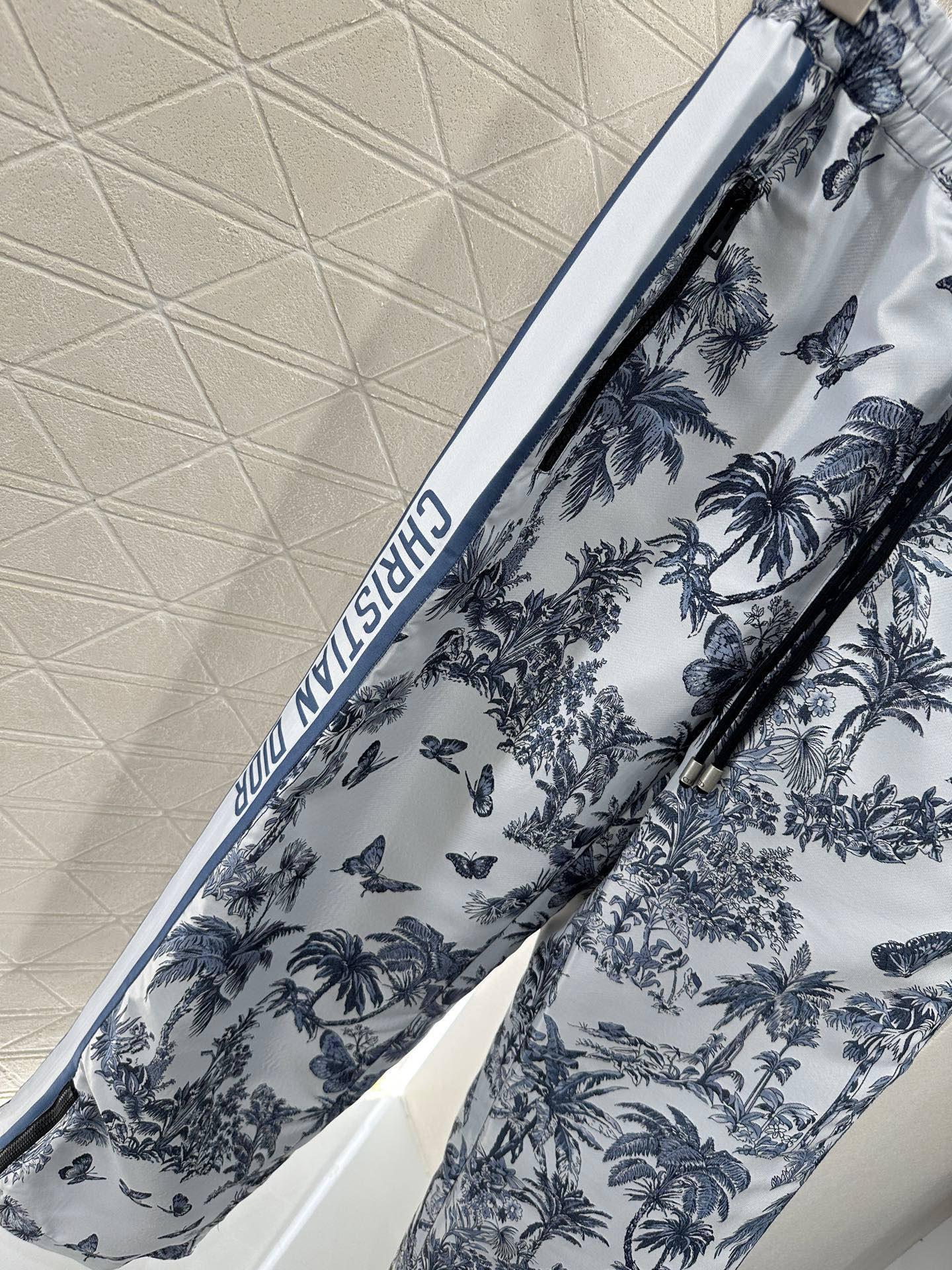 D*♥2025 new product Jacquard long-sleeved wide-leg suit