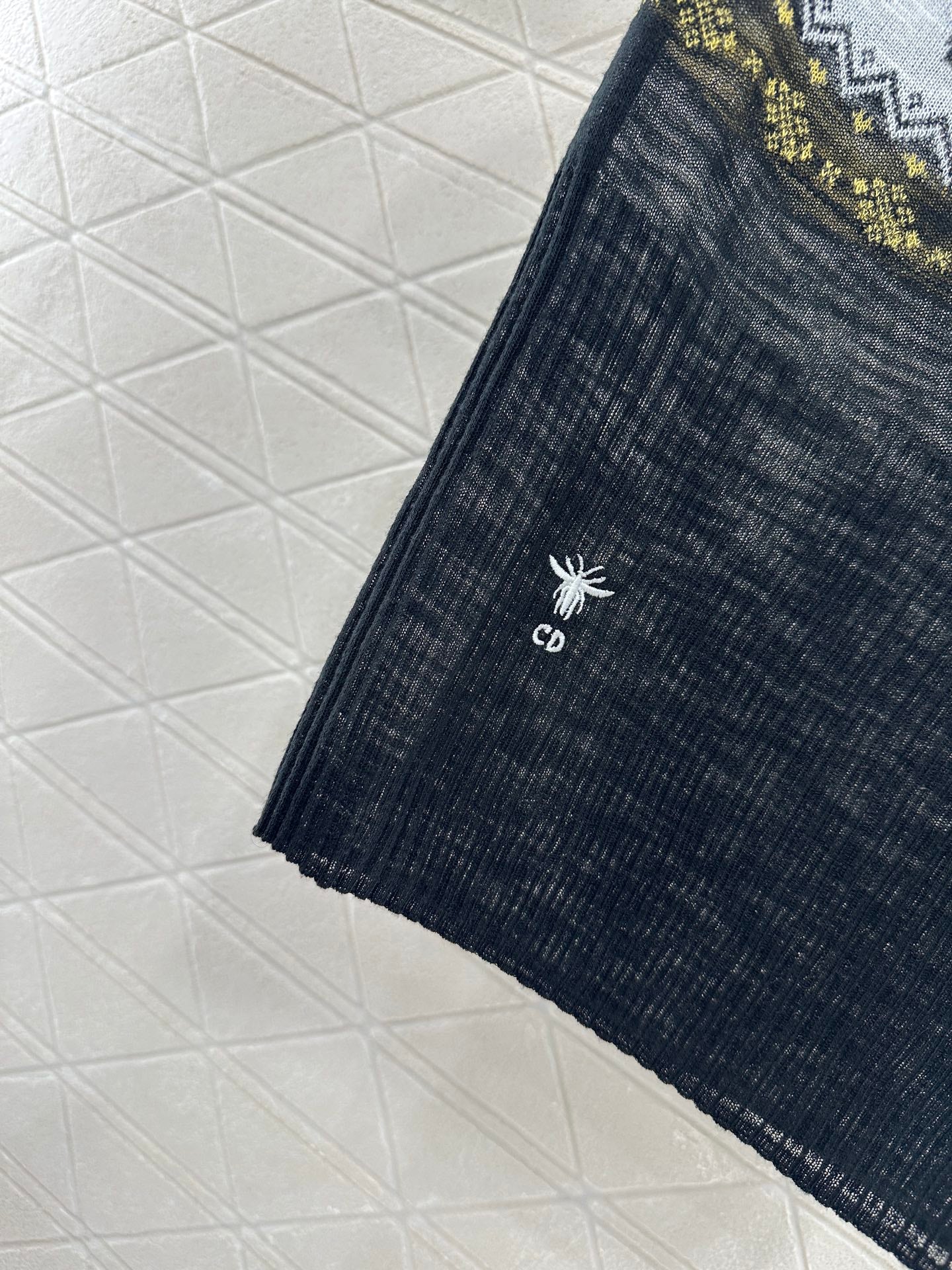 D*♥2025 new product Patterned knitted short sleeves