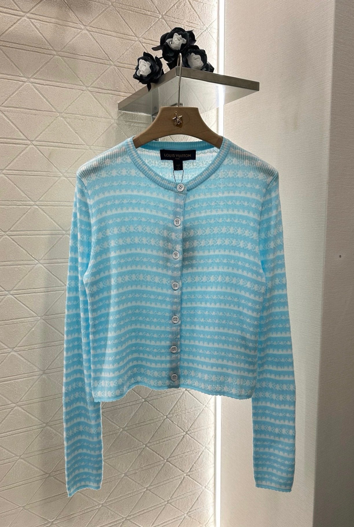 L*♥2025 new product Crochet knitted cardigan