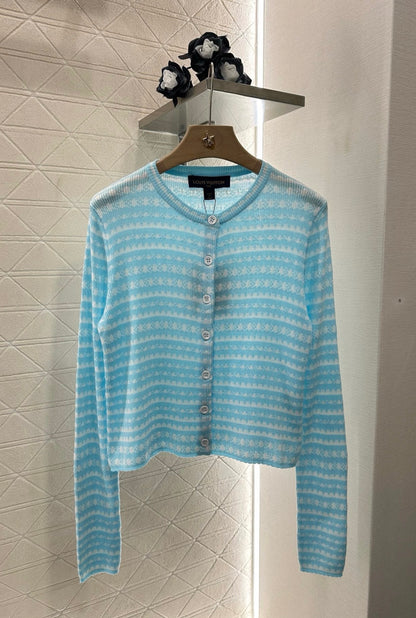 L*♥2025 new product Crochet knitted cardigan
