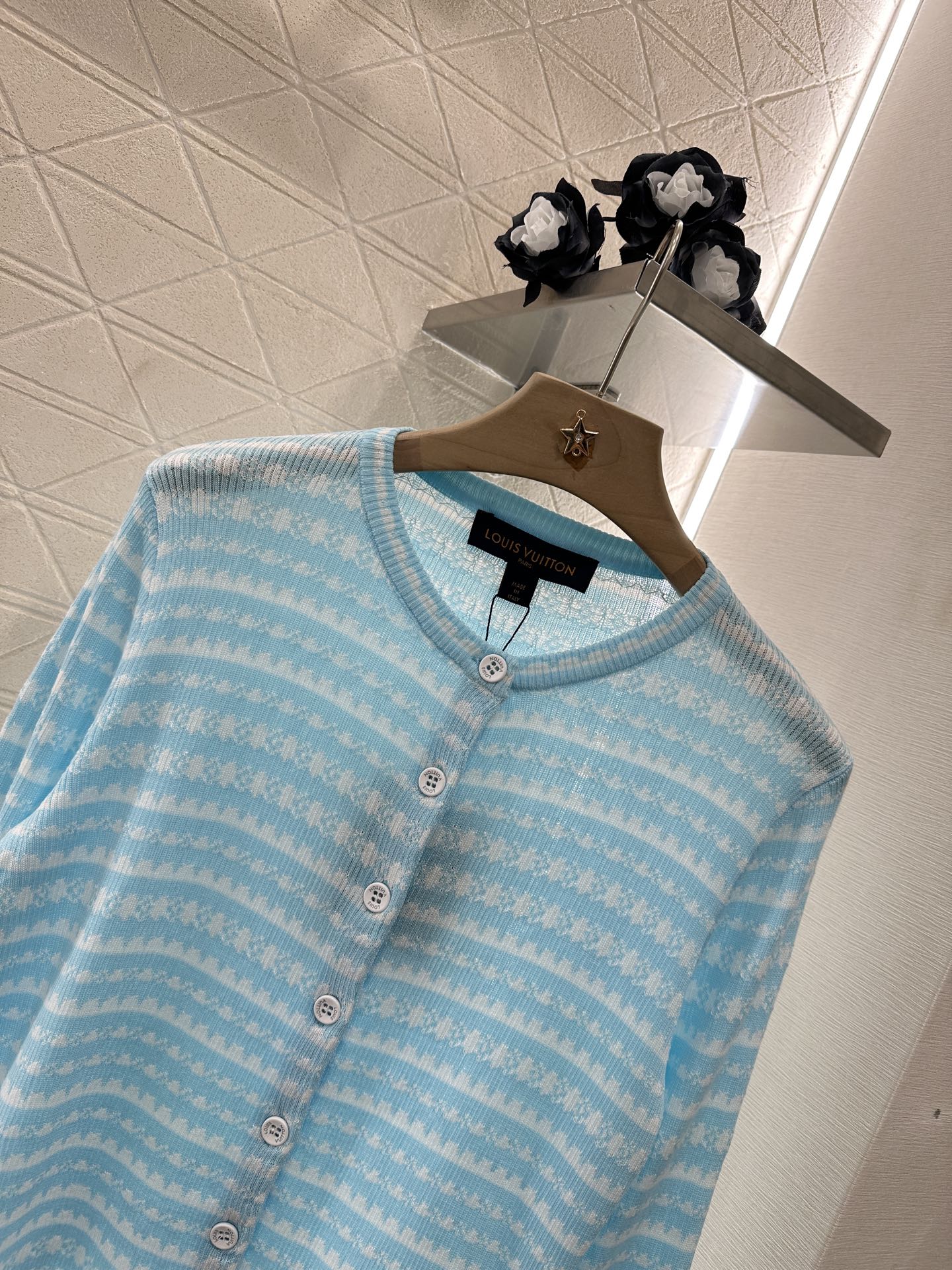 L*♥2025 new product Crochet knitted cardigan