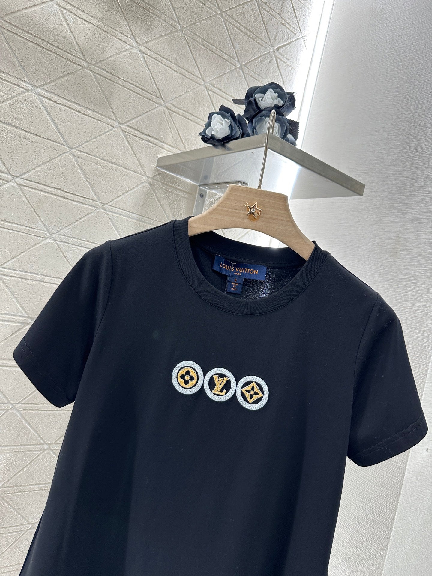 L*♥2025 new product Letter short sleeves
