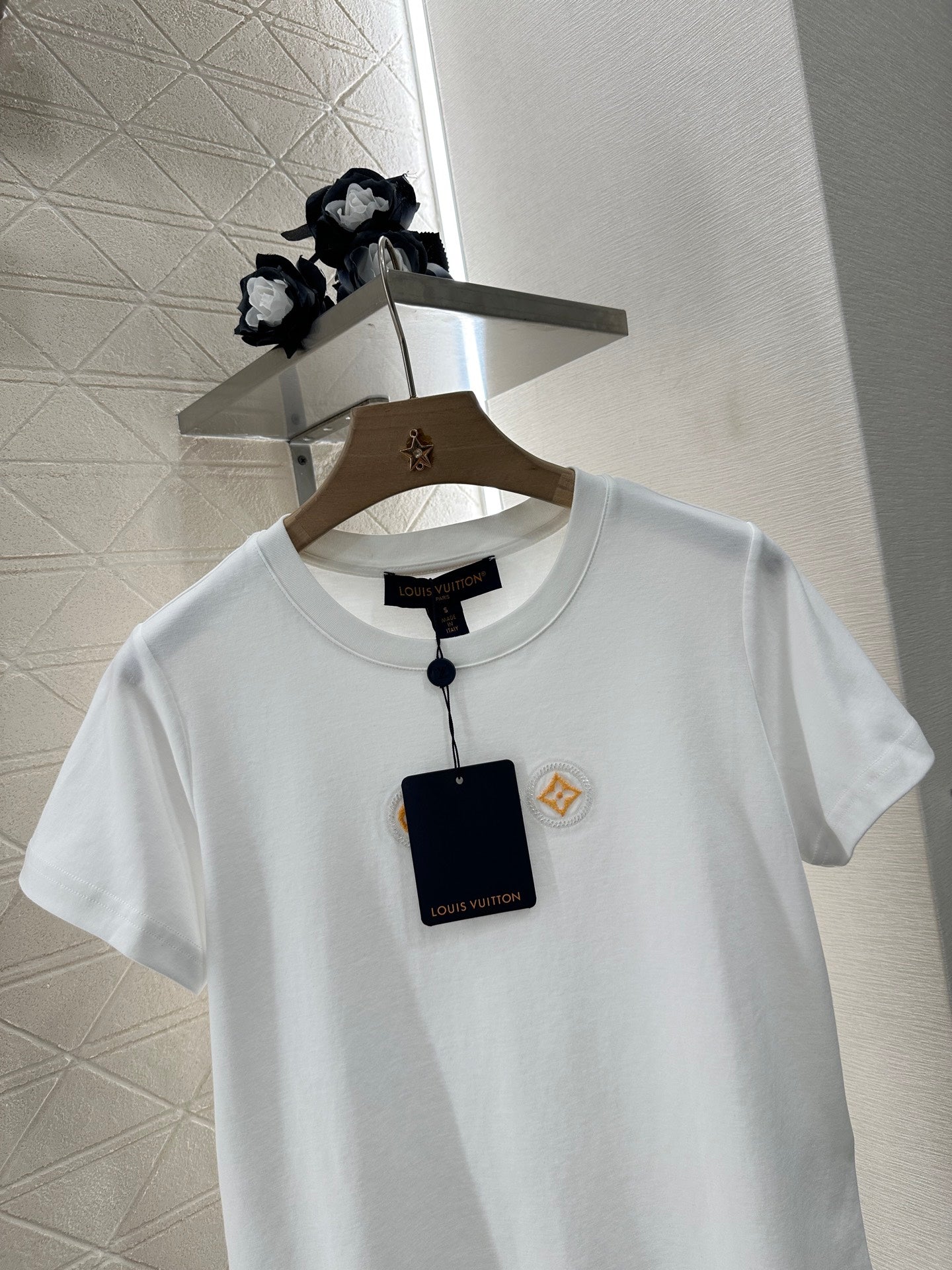 L*♥2025 new product Letter short sleeves