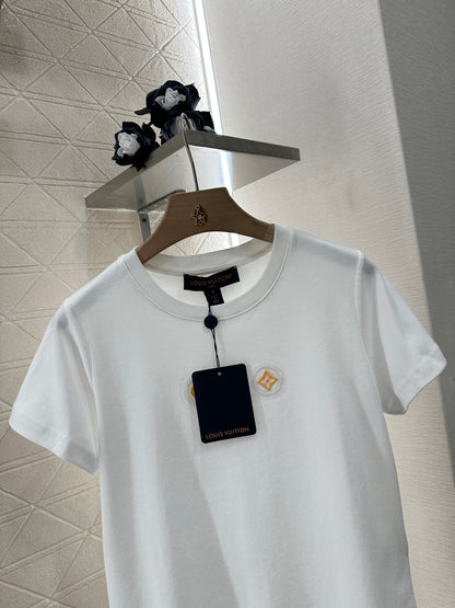 L*♥2025 new product Letter short sleeves