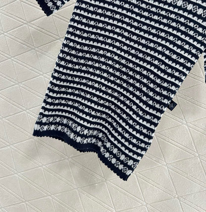 Louis*♥2025 new products Knitted short sleeves