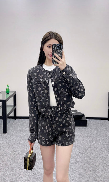 C*♥2025 new products Denim suit