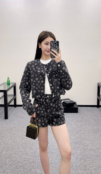C*♥2025 new products Denim suit