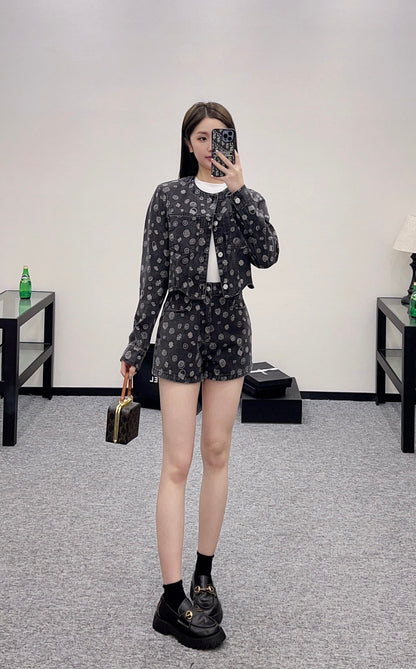 C*♥2025 new products Denim suit