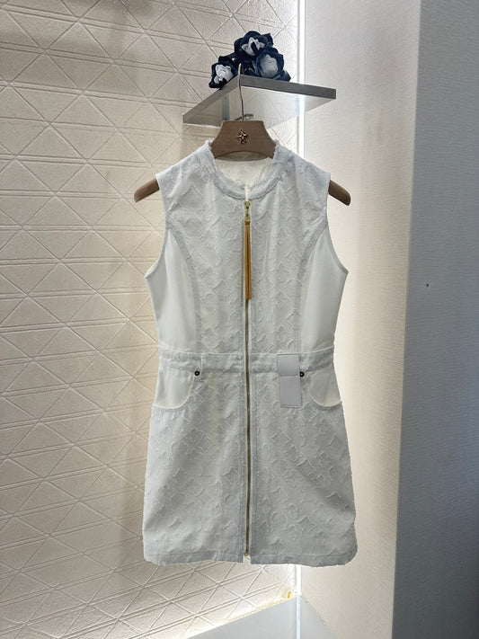 Louis *♥2025 new product Zipper vest dress