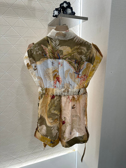 Z*♥2025 new product Linen jumpsuit