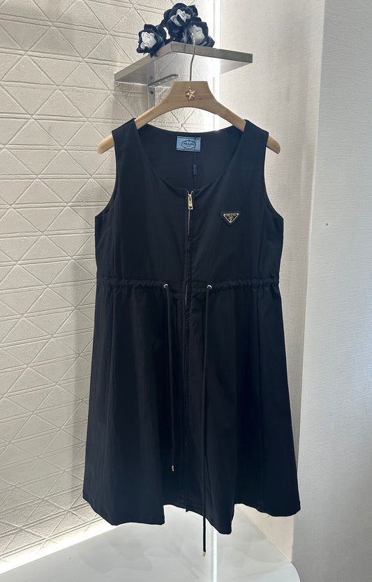 P*♥2025 new product Drawstring vest dress