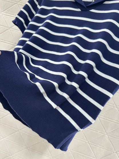 Mi*mi*♥2024 new products Knitted short sleeves