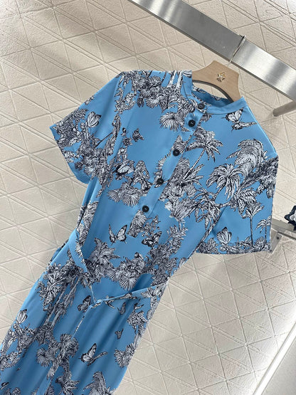 D*♥2025 new product Long skirt with belt