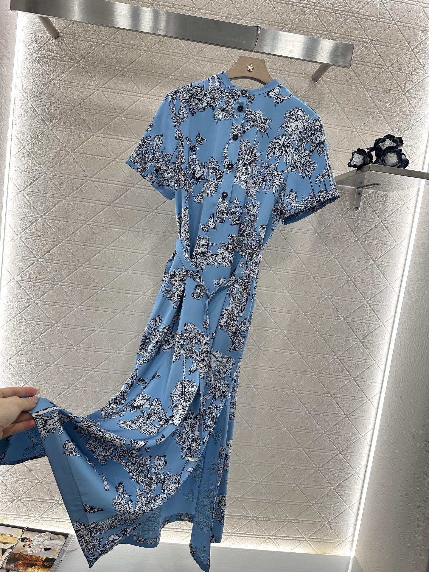D*♥2025 new product Long skirt with belt
