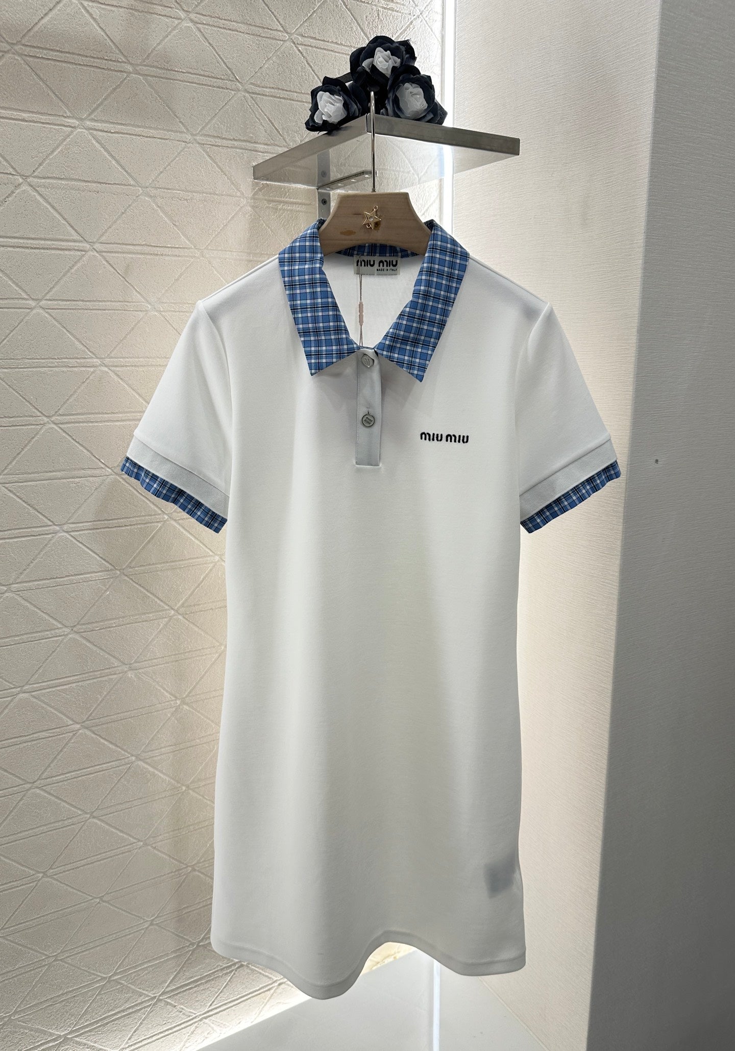 Mi*mi*♥2025 new products Plaid dress