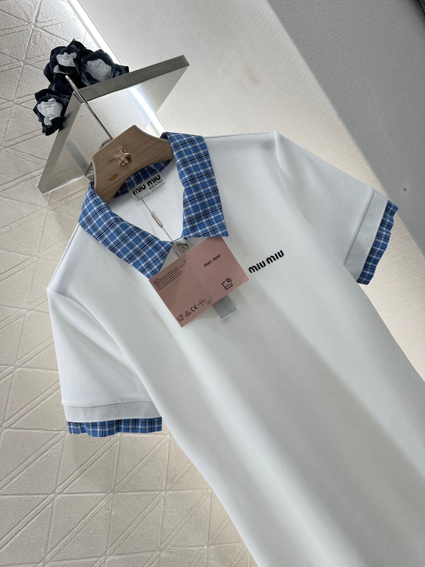 Mi*mi*♥2025 new products Plaid dress