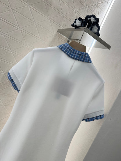 Mi*mi*♥2025 new products Plaid dress