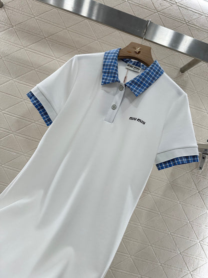 Mi*mi*♥2025 new products Plaid dress