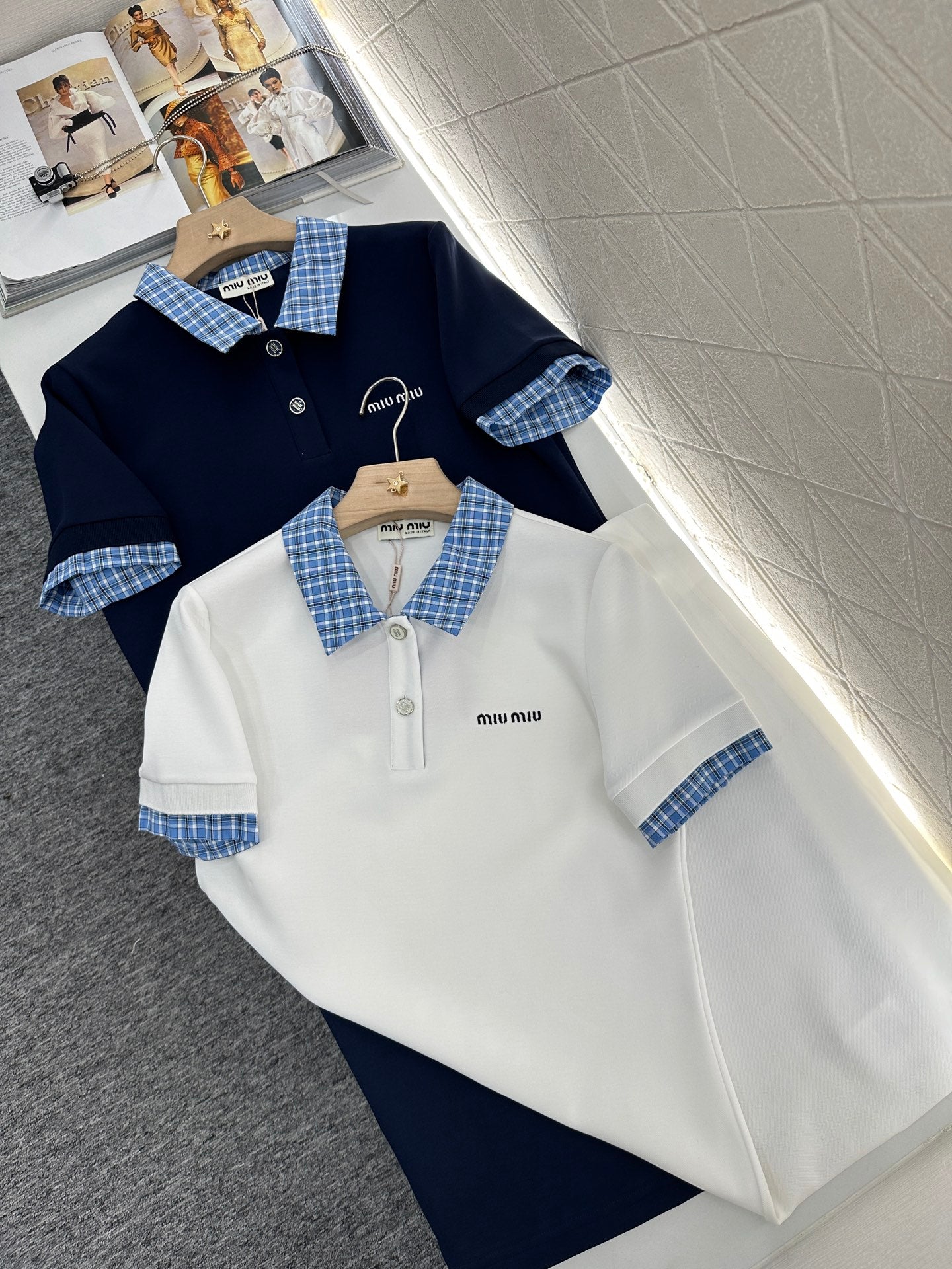Mi*mi*♥2025 new products Plaid dress