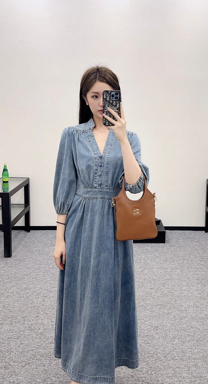 Z*♥2025 new products Denim dress