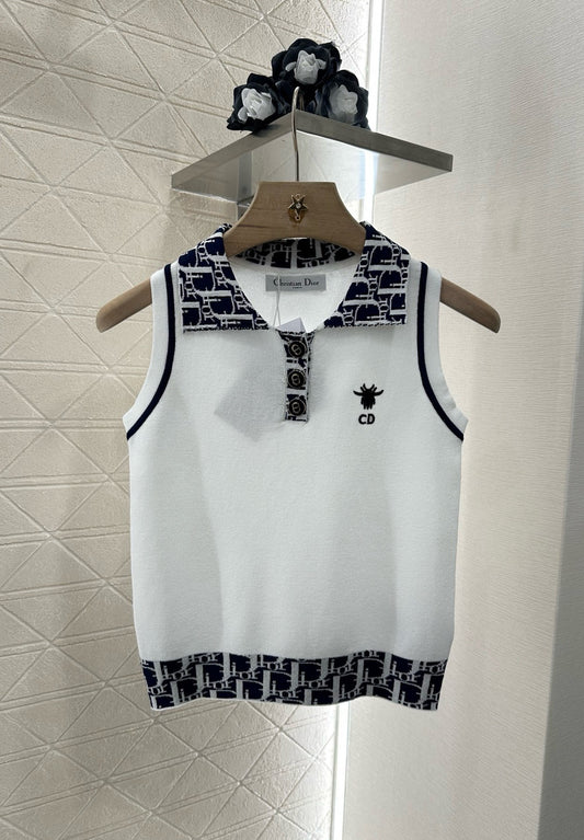 D*♥2025 new product Knitted vest
