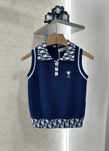 D*♥2025 new product Knitted vest