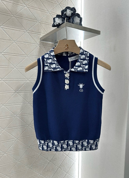 D*♥2025 new product Knitted vest