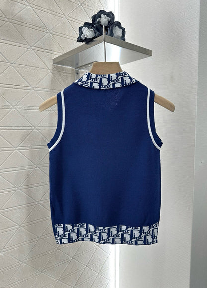D*♥2025 new product Knitted vest