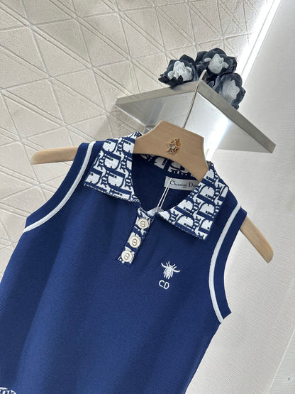 D*♥2025 new product Knitted vest
