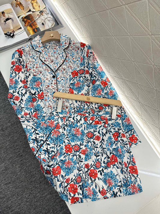 Louis *♥2025 new products Shirt and shorts set