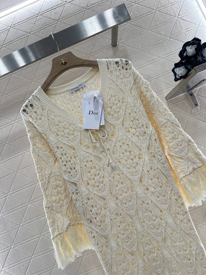 D*♥2025 new product Fringed dress
