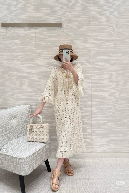 D*♥2025 new product Fringed dress