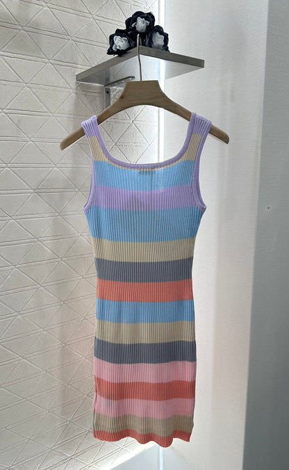 Mi*mi*♥2025 new product Knitted vest dress