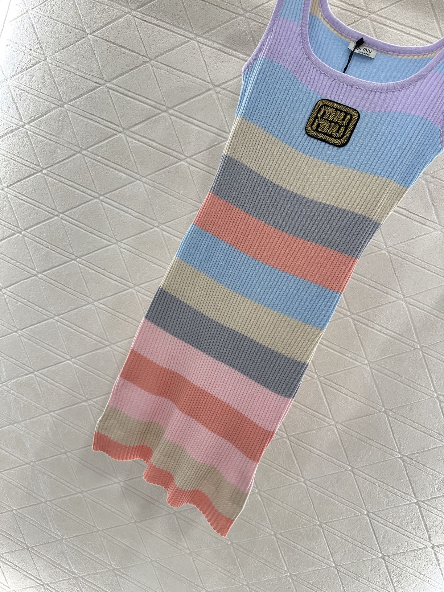 Mi*mi*♥2025 new product Knitted vest dress