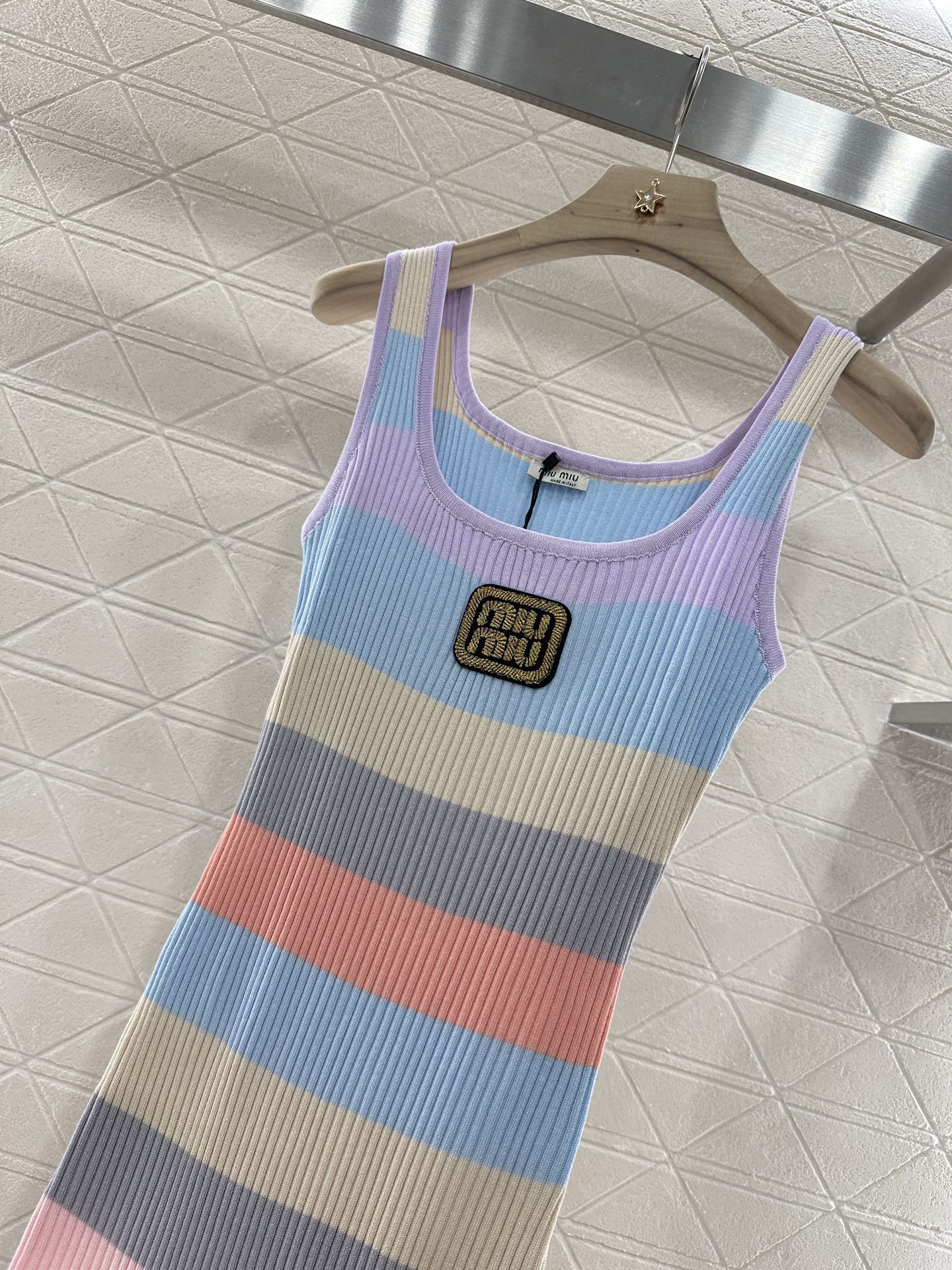 Mi*mi*♥2025 new product Knitted vest dress
