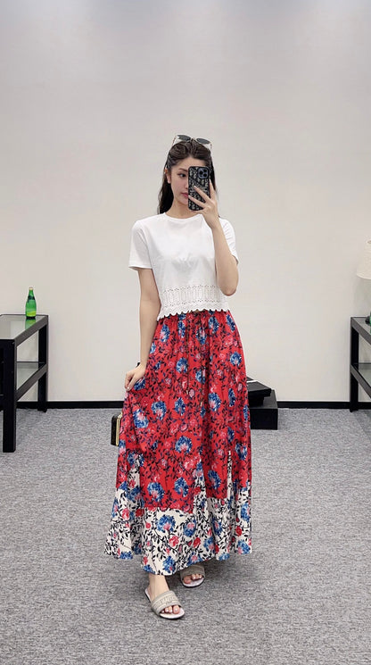 Louis*♥2025 new products Midi skirt