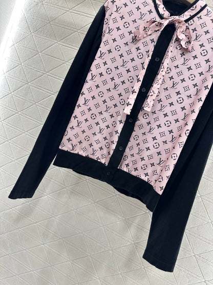 Louis *♥2025 new product Ribbon shirt