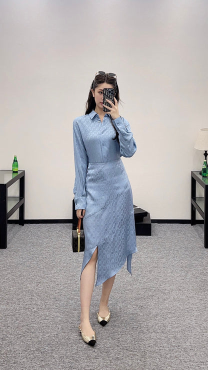 F *♥2025 new products Shirt and skirt set