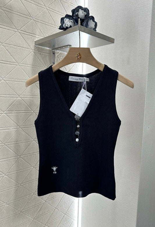 D*♥2025 new product Knitted vest