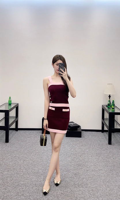 C*♥New product Suspender skirt set