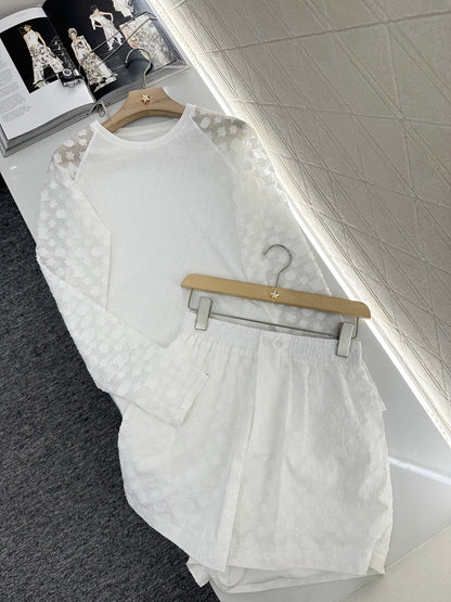 Louis *♥New Arrival Long Sleeve Shorts Set