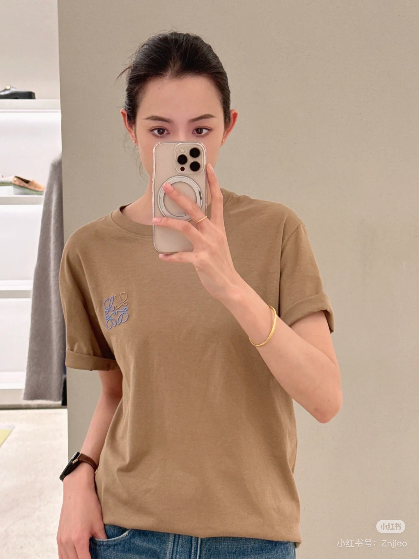 L*♥New Arrival Embroidered Short Sleeves