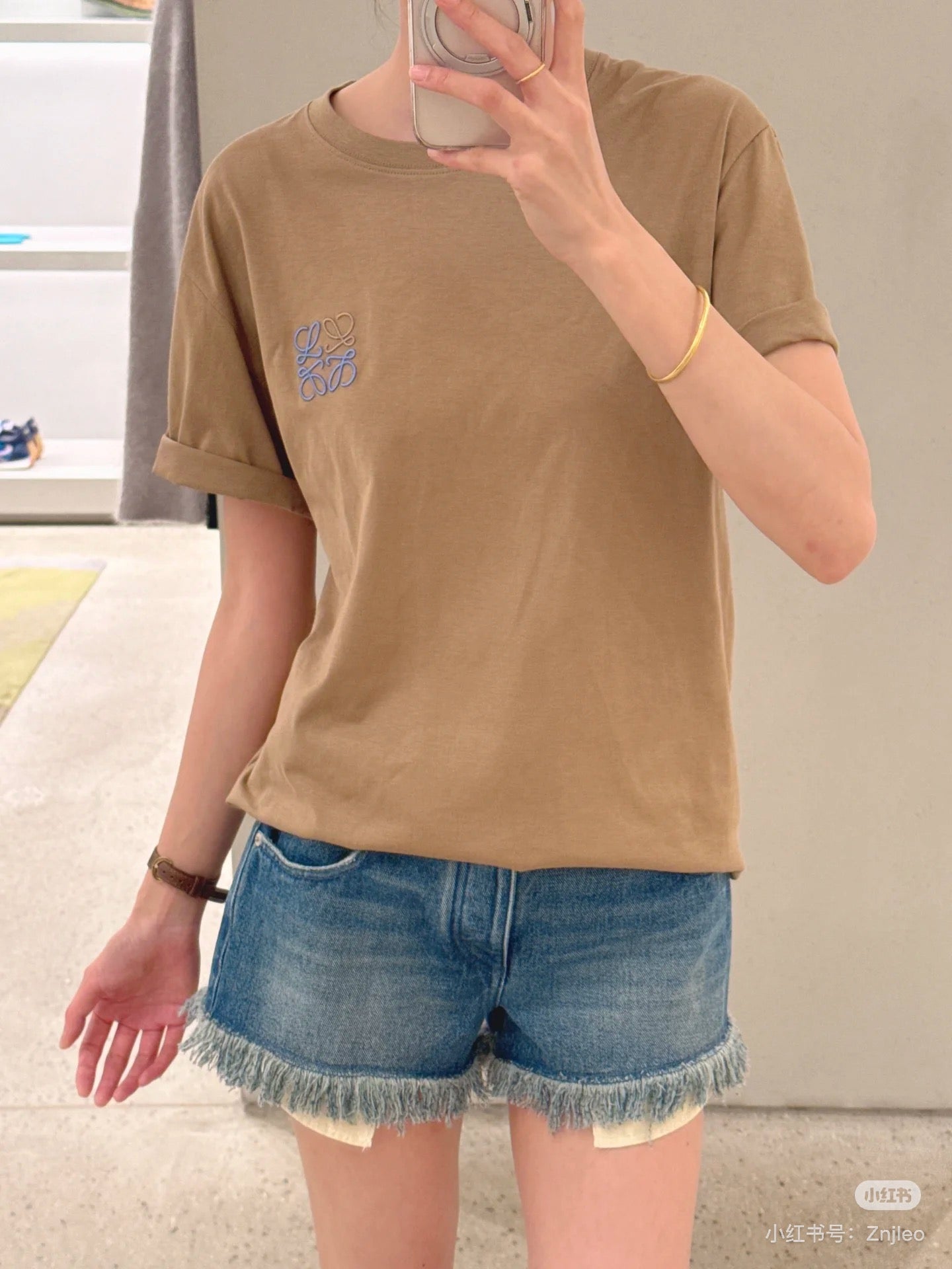 L*♥New Arrival Embroidered Short Sleeves