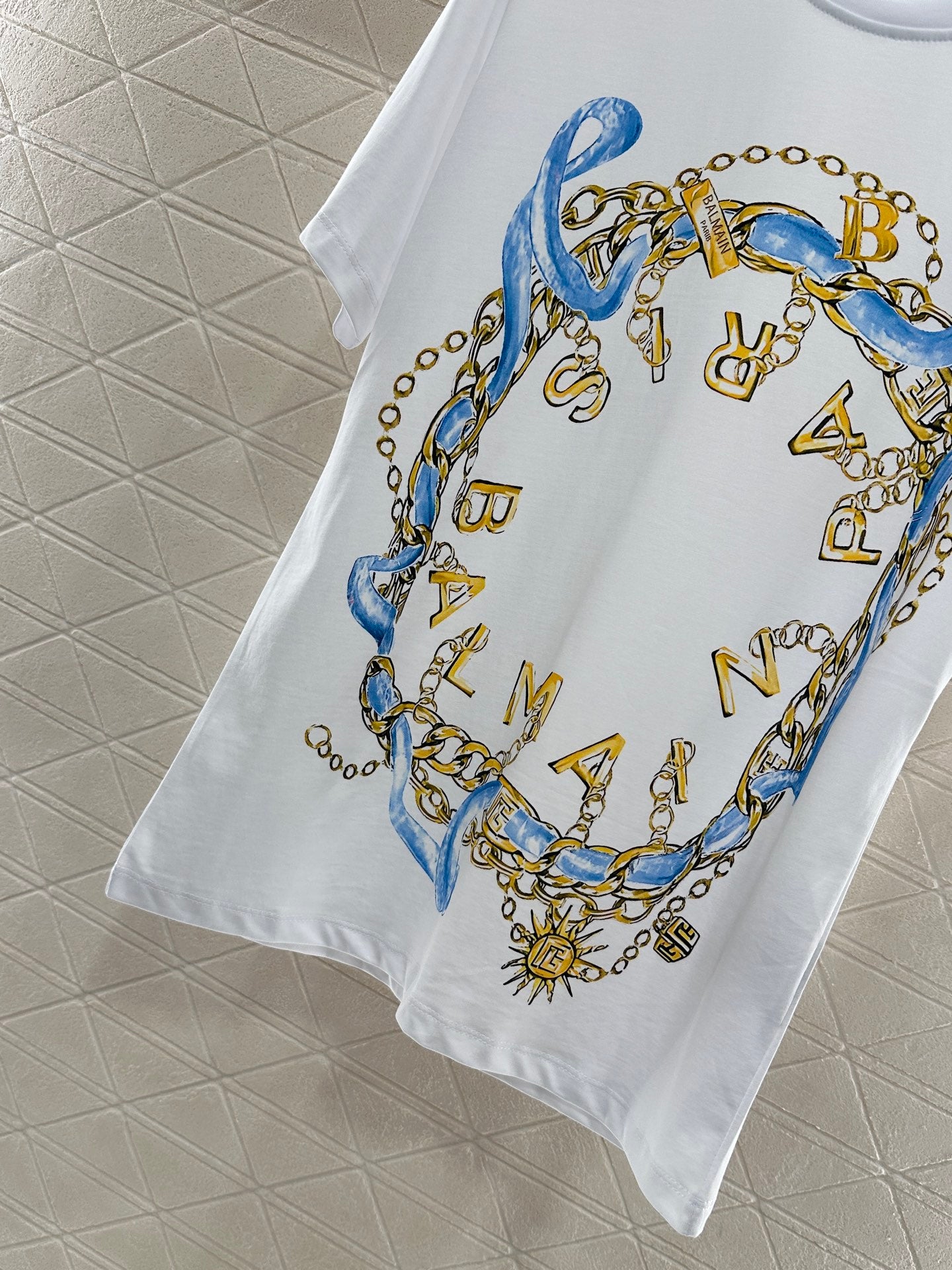B*♥New arrival Chain short sleeves