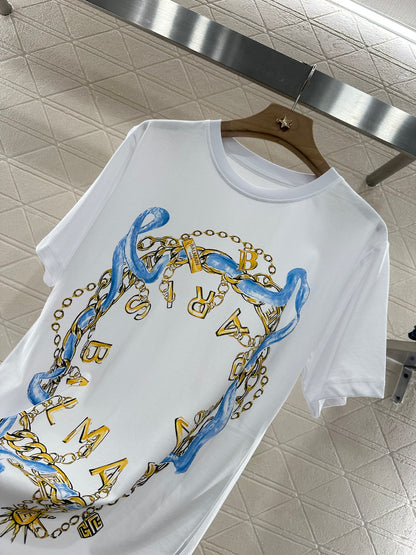 B*♥New arrival Chain short sleeves