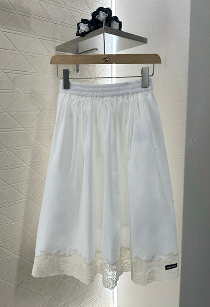 Mi*mi*♥New Arrival Lace Trim Skirt